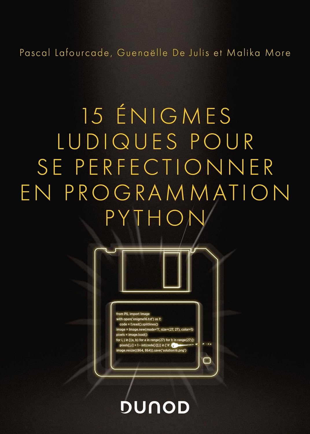 couverture du livre 15 énigmes ludiques pour se perfectionner en programmation Python