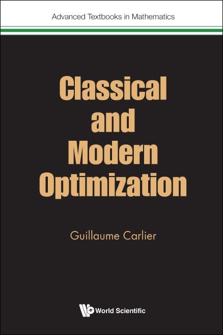 couverture du livre Classical And Modern Optimization