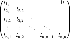 Matrice triangulaire